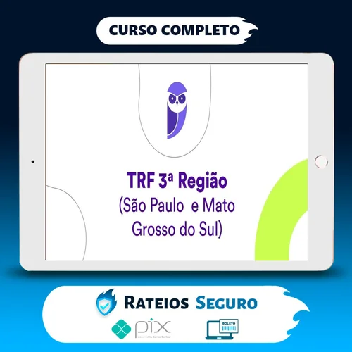 Pacote - TRF 3ª Região (Técnico Judiciário - Especialidade Segurança e Transporte - Estratégia Concursos