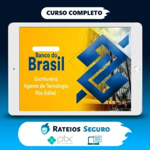 Pacote - Banco do Brasil (Escriturário - Agente de Tecnologia) Pacote - 2023 (Pós - Estratégia Concursos