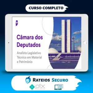 Pacotaço Câmara dos Deputados (Analista Legislativo: Técnico em Material e Patrimônio) 2023 Pré-Edital - Estratégia Concursos