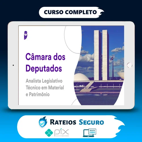 Pacotaço Câmara dos Deputados (Analista Legislativo: Técnico em Material e Patrimônio) 2023 Pré-Edital - Estratégia Concursos