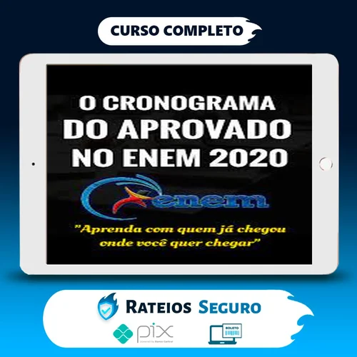 O Cronograma do Aprovado no ENEM - Matheus Borges