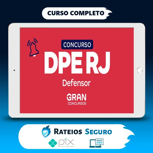 DPE RJ: Defensor Público Substituto (Pós, Edital) - Gran Cursos Online